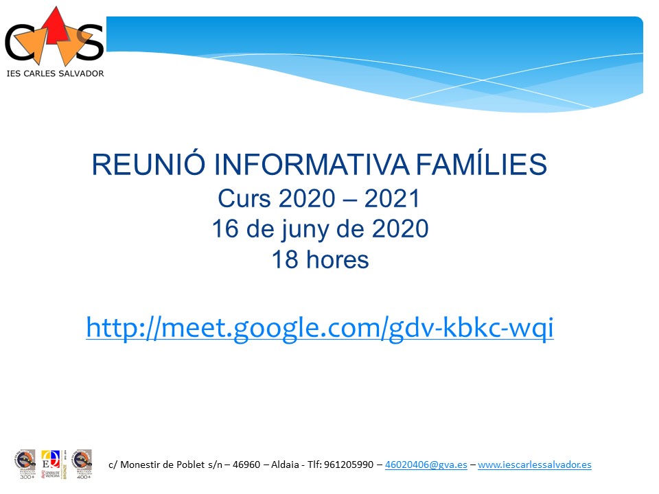 REUNIO INFORMATIVA_